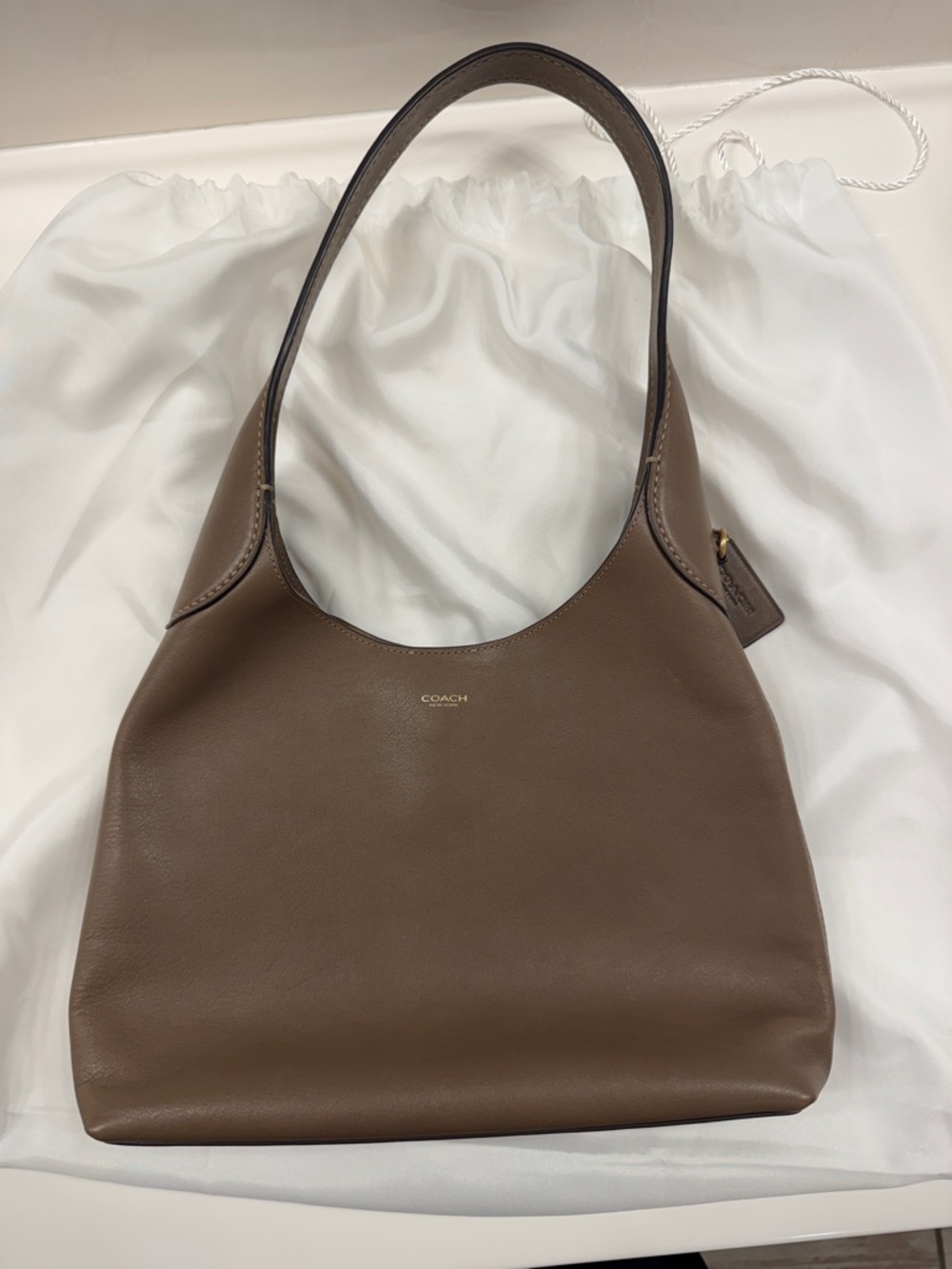 Coach Brown Dark Stone Brooklyn bag 28 - Picture 2 of 12